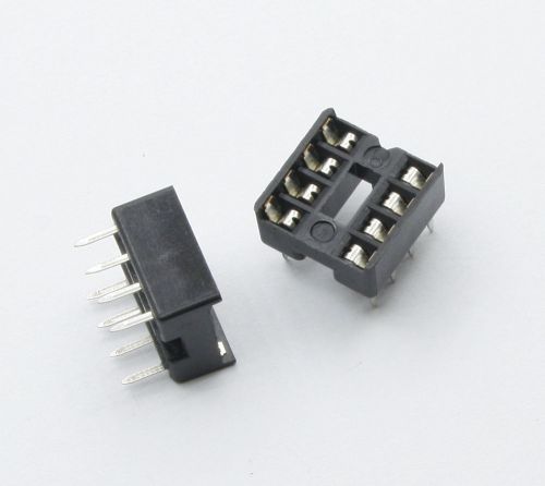 10pcs 8pin Pitch 2.54mm DIP IC Sockets Adaptor Solder Type Socket