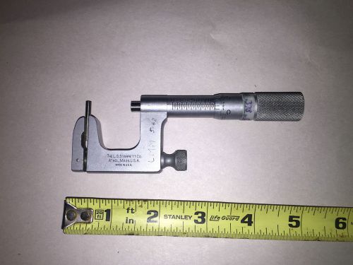 Starrett pin anvil micrometer 0-1&#034; for sale