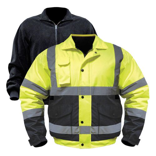 Old toledo brands #uhv563-2x-yb jacket with removable liner, 2xl, yllw/blk $11a$ for sale