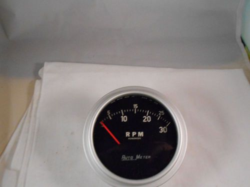 33709AX TACHOMETER  FIRE TRUCK,AUTO METER 0-30 RPM HUNDREDS NEW OLD STOCK