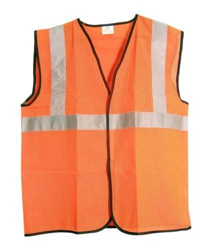 SAS Safety 692-1213 ANSI Class-2 Safety Vest, Orange, XXXX-Large