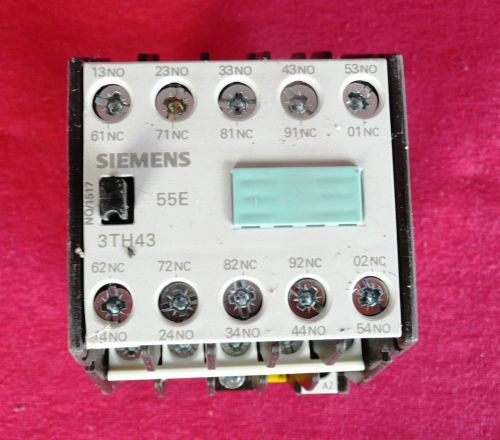 Siemens 3TH4355-0AK6 contactor relay, EAN 4011209049253