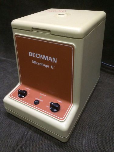 Beckman Microfuge E Centrifuge w/ Rotor