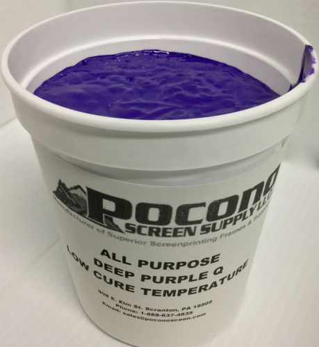 All Purpose Deep Purple Low Cure Temperature Ink (Gallon)
