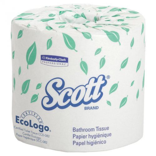 Scott Bulk Toilet Paper (13607), Individually Wrapped Standard Rolls, 2-PLY, Whi