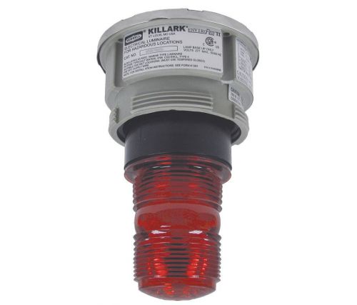 Killark Hazardous Warning Light, Xenon, Red, 120V, NVSZMFG01R /KI1/ RL
