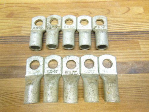 Klauke compression copper cable lug KL12-70 LOT of 10 pieces