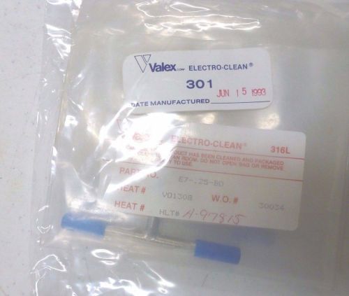 Valex electro-clean 316l sanitary tee butt weld fitting od: .25 &#034; for sale