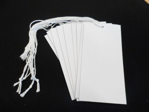 Swing Tags Large White Recycled Bulk Pack of 1000 -CODE STWREC
