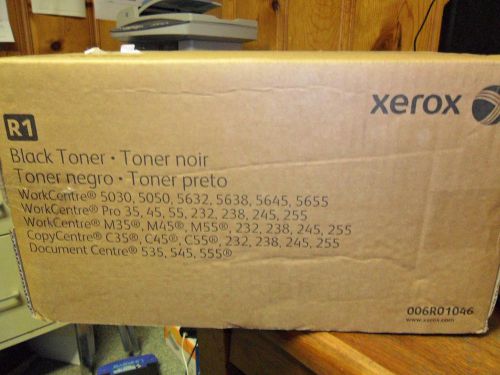 XEROX 6R01046 Black toner(2ctgs.)WC5030-5655/Pro35-255/M35-255Yields:30K ea.