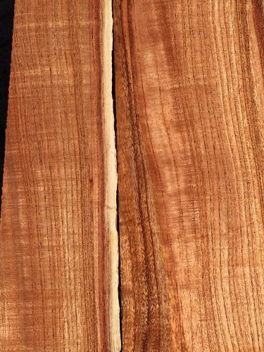 Toone Pride Of India Hawaiian Mahogany Curly Reclaimed Wood 2 Pieces 24&#034;x2-6&#034;x2&#034;