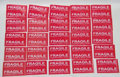 50 pcs 2.96 /1.00 inc FRAGILE Stickers Handle with Care Stickers Shipping Labels