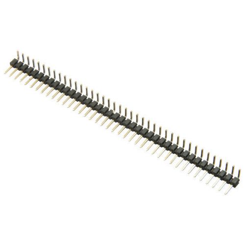 25pcs 1x40 Pin Headers Right Angle Single Row 40 pins, 2.00mm pitch, Male USA