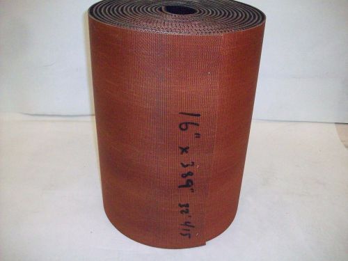16&#034; x 389&#034; rough top conveyor rubber incline flat flexco belt lacer repair for sale