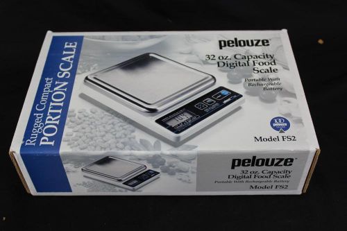 New Pelouze FS2 Rugged Compact Portable Rechargeable Digital Food Portion Scale