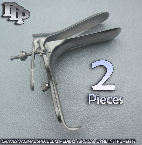 2 Pieces Of Graves Vaginal Speculum Medium Gynecology DDP Instruments