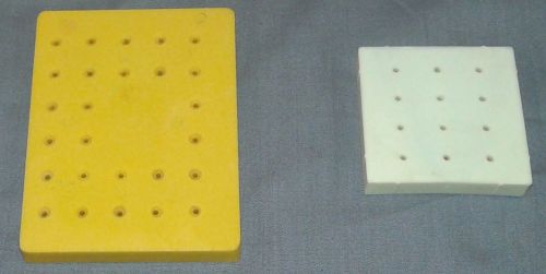 Dental Handpiece Bur Tips Holder / Burs Block 1 Yellow -