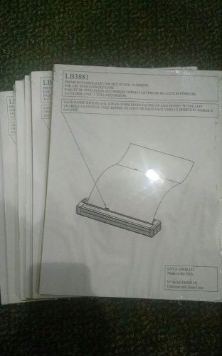 Brother LB3881 Pocketjet fanfold paper 7 x packs of 50 sheets Unopened PJ6 PJ7