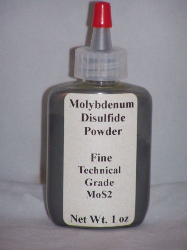 MoS2 Molybdenum Disulfide TECHNICAL GRAGE FINE powder Moly lubricant lube 1oz