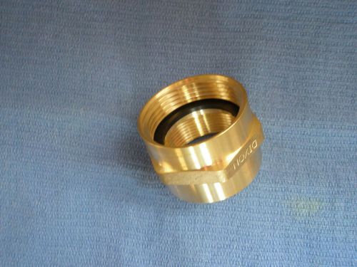 DOUBLE FEMALE HEX BRASS HOSE ADAPTER 1-1/2&#034; FNST X 1-1/2&#034; FIPT Dixon  #FFH1515F