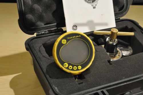 GE Druck DPI 104-is Digital Pressure Test Gauge w harris 25-500 c580