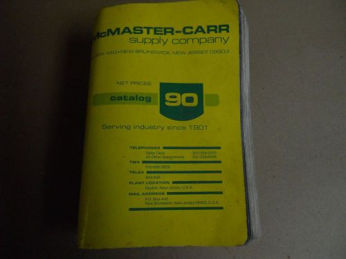 McMaster Carr Catalog # 90 Supply Co. Reference Book
