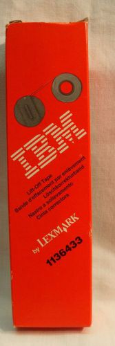 NEW GENUINE IBM BY LEXMARK LIFT OFF CORRECTION TAPE 1136433 BOX OF 5