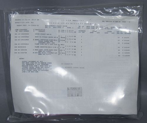 New asm pn: 04-332824-01 pirani gauge retrofit kit, edwards apg-m-nw16 for sale