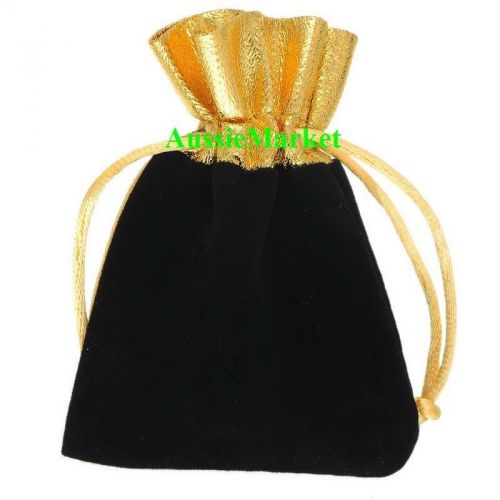 10 x velvet gift bags pouch favour wedding party jewellery ring organza necklace