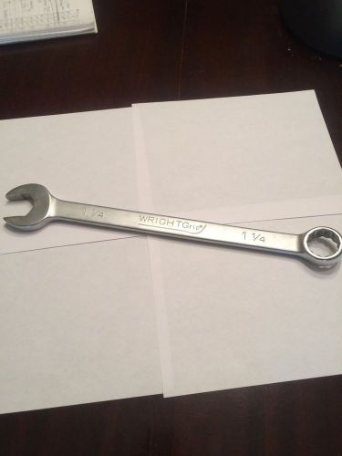 Wright Tool WRIGHTGrip 1140 Combination Wrench 1-1/4&#034; 12 Point USA Excellent