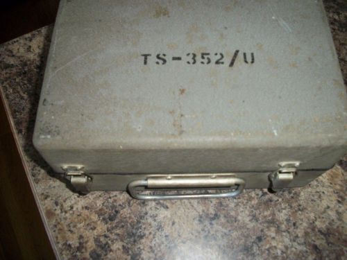 Vintage Phaostron ME-9B/U Multimeter MX-815/U Multiplier Electronic Test &amp; Lid