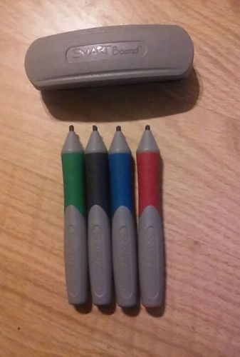 Original SmartBoard Stylus Pens for SB660 &amp; SB680 Red Green Blue Black Eraser