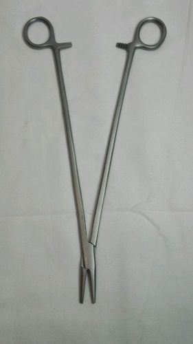 COLUMBIA Suture Needle Holder 10.5&#034; Long Good Condition