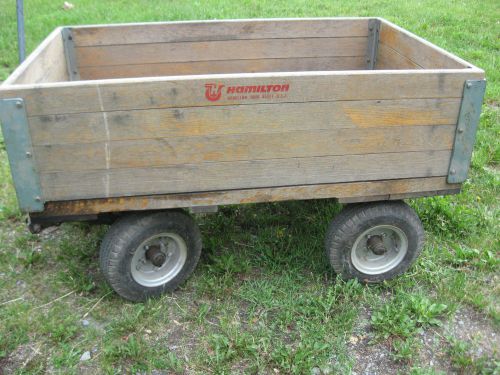 TRUCK PULL WAGON HAMILTON FW3548 hand cart heavy duty industrial 1500 lbs cap..