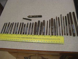 31 Medium Reamers, Various Makers, for Tool Watch Clock Maker Machinist
