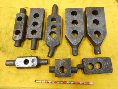 LOT of 8 MILLING MACHINE TABLE CLAMPS boring mill work holder tools