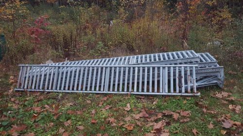 5 - 10ft x 18&#034; Galvanized Gravity Roller Conveyors  w/Stands
