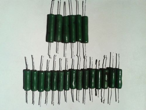 21pcs 5W ceramic wirewound resistors USSR