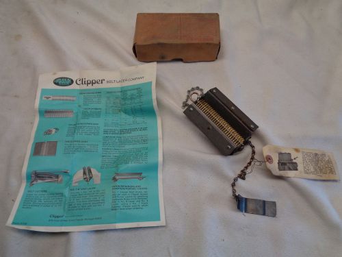 Vintage Clipper Belt Lacer Co. No. 0-4 In Original Box, Belt Laceing.