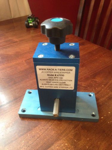 Rack-A-Tiers wire stripping machine