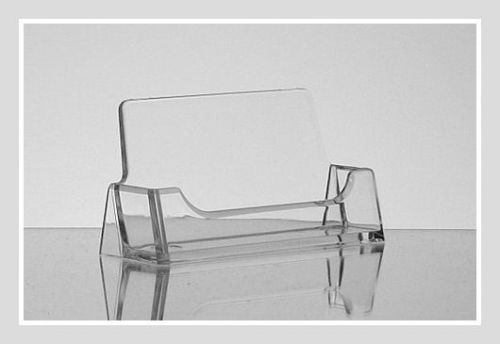 100 Clear Plastic Business Card Holders