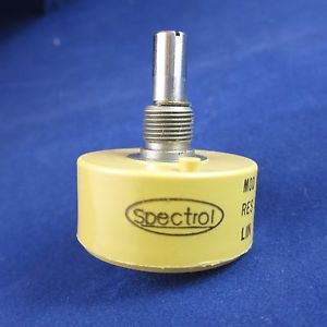 QTY15 Spectrol 132-0-0-103 Potentiometer 10K Ohm 1/4 steel shaft, nonstop