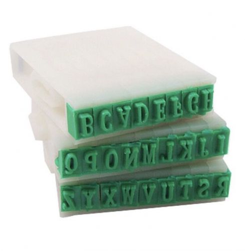 uxcell Detachable 26-Letters English Alphabet Plastic Stamp Set