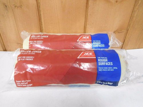 Paint Roller Covers ~ 9&#034;x 3/4&#034; ~ Rough Surfaces ~ 2 Pack ~ New ~ Free Shipping!