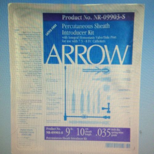 Arrow #NR-09903-S Introducer Kit BX/10