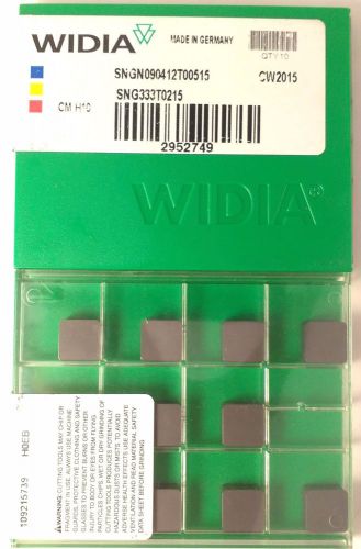 WIDIA SNGN090412T00515 SNG333T0215 CW2015 Ceramic Insert Pack of 10 Insert(s)