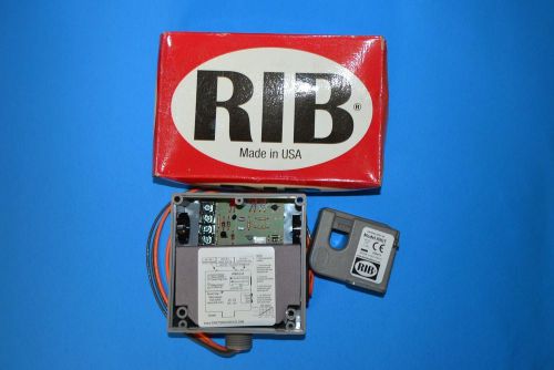RIBXLSJA Enclosed Split-Ring Adj Current Sensor + 10Amp SPST + Override 10-30Vac