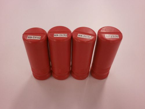 4pc Quality Import R8 Collet Set 21/32&#034; 397SO