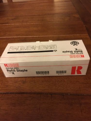 NEW OEM RICOH REFILL STAPLE TYPE K  410802  NO. 502R-AM