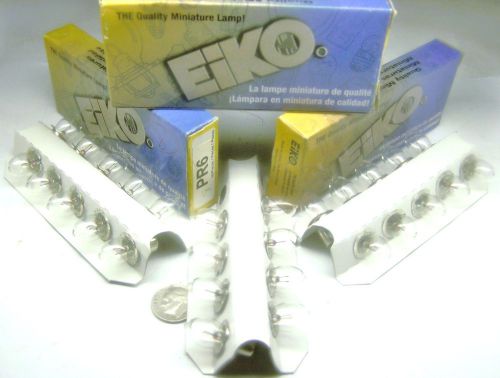 28   EIKO PR-6 NEW MINIATURE LAMP BULB CLEAR 2.47 V .30 A .741 W 30 HOUR B 3-1/2